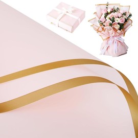 Flower Wrapping Paper Bouquet Wrapping Paper for Bouquets Wrap,Floral Wrapping Paper,Floral Paper  Bouquets, Wrap Flower Wrap Paper,Flower Bouquet Wrap, Bouquet Paper,Florist Paper 15 Sheets (Purple) - Color: Pink