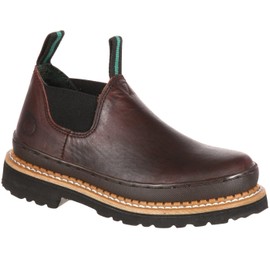 Georgia Boot Unisex-Child Giant Romeo Ankle Boot, Soggy Brown, 11 Little Kid
