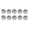 10Pcs Coupling Nut Hex M12 Stainless Steel Rod Connector Nut