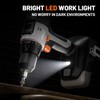 Litheli Cordless Drill Driver, Electric Power Drill with 2 Variable