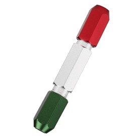 Garosa Pin Gage Mango de calibre de pasador manija de calibre Go No Go Gauge de doble extremo de aleación de aluminio rango de 0,3 a 16 mm(1-2mm)