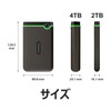 Transcend Japan TS2TSJ25M3C-E Portable Hard Drive, 2 TB, Shockproof, USB3.1