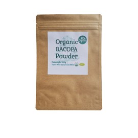 100%オーガニック バコパ (ブラフミー) パウダー/BACOPA (Brahmi) Powder アーユルヴェーダ オトメアゼナ waterhyssop【メンタリスト絶賛のサプリ】 (100g)