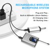 HOTEC UHF Wireless Headset Microphone/Lavalier Lapel Mic with Bodypack Transmitter