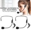 2PCS Head Wearing Electric Mic, Mini Microphone Voice Audio Condenser