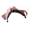 VINGTAINE H-483-PK Twist Ribbon Banana Clip Hair Accessories, Pink