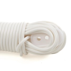 Everlasto Quality Special White PVC Clothes Line Washing Line 4mm Thick - Various Lengths (15M)