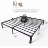 XUKIL 14 Inch Metal Bed Frame King Size Heavy Duty