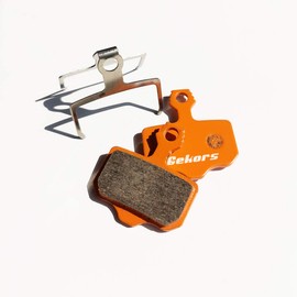 Gekors Ceramic Bicycle Disc Brake Pads for Avid Elixir R/CR/1/3/5/7/9/X.0/XX,1 Pair with a Spring