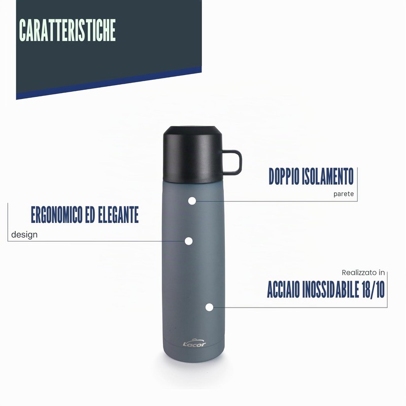 LACOR - 62668 - Thermos a Proiettile Eira, 300 ml,
