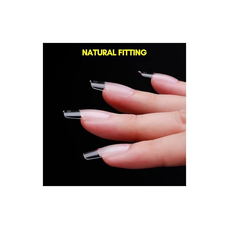 Makartt Puntas de Uñas Cuadradas Cortas Medianas-120Pcs Uñas Falsas de