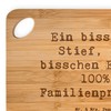 Mr. & Mrs. Panda Bambus - Schneidebrett Spruch Liebe Stiefenkel