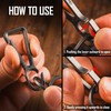 KeyUnity KD01 Titanium Carabiner Keychain Clip, Quick Release EDC Key