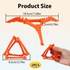 2Pcs Gas Canister Stand Tripod, Foldable Camping Stove Stand, Gas