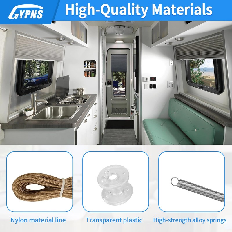 GYPNS RV Pleated Shade Repair Kit Fit for Camper Blinds