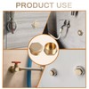 2 x brass plugs, 1 inch male thread, sealing plug