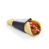 KitchenCraft Individual Plastic Mexican Fajita Wrap Holders - Black (Set