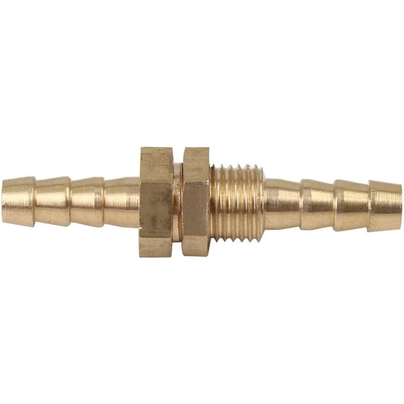 6mm Brass Hose Barb Fitting Connector Coupler for Joiner Air
