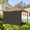 Gazebo Universal Replacement Privacy Curtain - Wonwon Privacy Panel Canopy