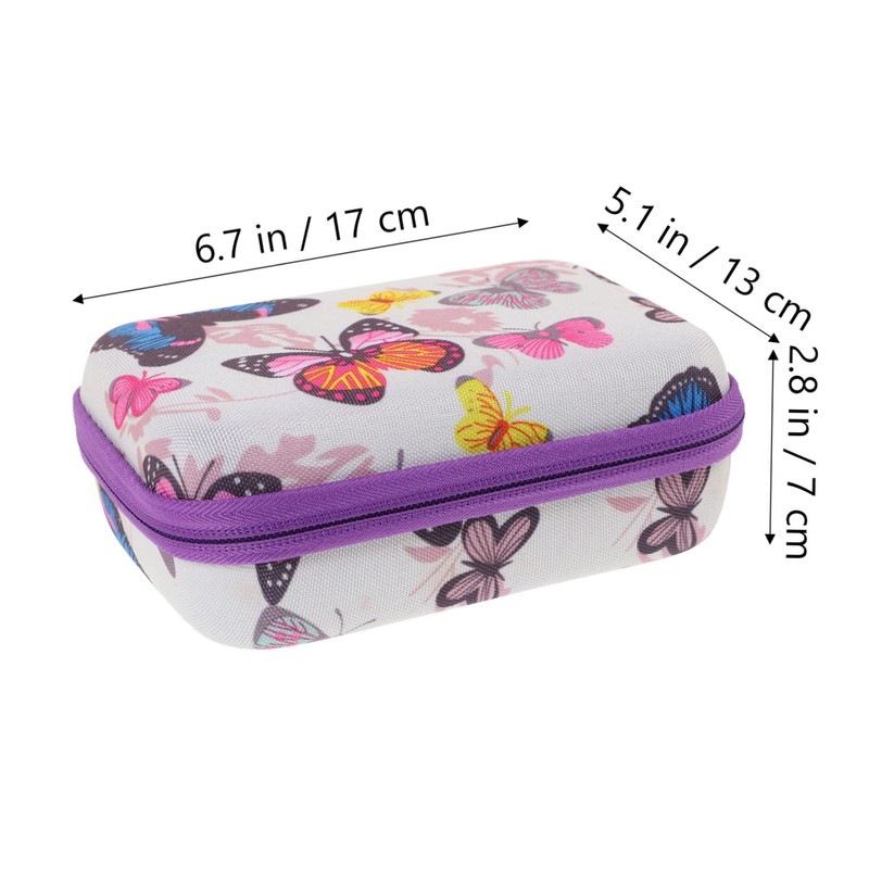 Operitacx 15Grid Camera Case Cute Portable Carrying Bag with Zipper