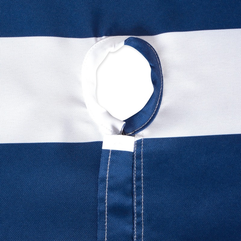 DII Cabana Stripe Outdoor Zippered Tabletop Collection, Stain/Wrinkle Resistant &