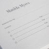 Matilda Myres Notebook - A5 Lined Pages - Notepad with