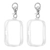 QUARKZMAN 2 Pieces Transparent Figure Display Bag with Chain, 3.74