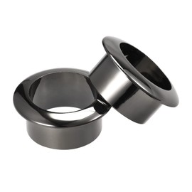 sourcing map Desk Grommet 30mm for Organizing and Protecting Cord Nylon Dark Gray Pack of 2