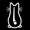 Cat Wiper Sticker, Windscreen Wiper Sticker, Funny Cartoon Kitten Decal,