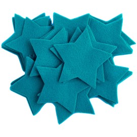 Playfully Ever After 5 Inch 12pc Felt Stars (Ocean Blue)