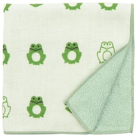 Wataol Semi Washed Towel Handkerchief, Pyoko Frog