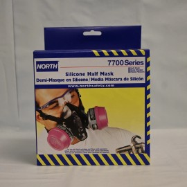 North 7700 Series Silicone Half Face Mask Respirator Large Size