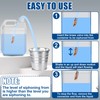 wadoy Siphon Hose Gas/Oil/Water/Fuel Transfer Siphon Hand Pump Self Priming