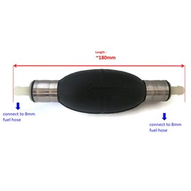 Boat Motor For Yamaha Outboard 6Y2-24360-51 52 02 00 5/16" 8MM Fuel Primer Bulb Assy Assembly 2 or 4 stroke Engine