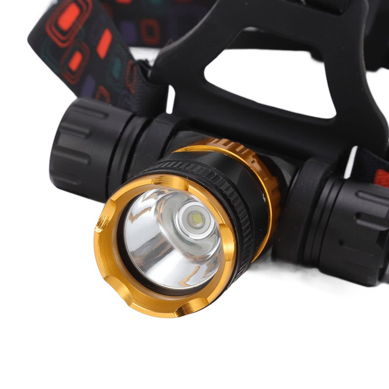 Head Torch, 5000lm, 5 Modes, LED Diving Flashlight, 100 Meters,