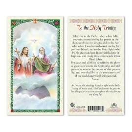 Holy Prayer Card To the Holy Trinity