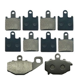 Motorcycle Front Rear Brake Pads Compatible with 2007-2012 Kawasaki Ninja ZX6R ZX600 Ninja ZX-6R Z1000 FA417F FA192R