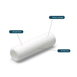 Anza ® | FELT Paint Roller Covers | 9" roller covers, 1/5" Nap | Easy to clean, compatible with all Trim paints, for a perfect coverage & even application of paint | 5 pack