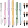 6 Pcs Everlasting Pencil with 6Pcs Replacement Nibs, Inkless Pencil