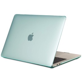 TECOOL Case Only Compatible with MacBook Pro 16 Inch 2019 with Touch Bar (A2141), Ultra Thin Protective Hard Case, Crystal Mint Green