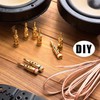 XMSJSIY RCA Speaker Cable, RCA Audio Cable, RCA Male Gold