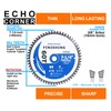 Echo Corner 7-1/4" Ciruclar Saw Blade 60T for Wood Cutting,