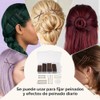 ZAKASEA - Kit de 300 Accesorios para Cabello: 100 Pasadores