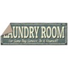 Machine Washable Text Design Rug Non-Slip Rubberback 2x5 Laundry Room
