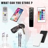 Remote Control Holder, Acrylic Wall Mounted Remote Control Holder Organizer
