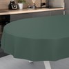 ANRO Oilcloth Tablecloth, Washable, Oilcloth, Garden Tablecloth, Outdoor, Indoor, Oval,