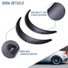 DREAMIZER 4x 2"/50mm Flexible Car Fender Flares Universal Extra Wide