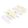8Pcs Wall Self Adhesive Curtain Hooks White Reusable Plastic Curtain