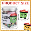 Affrolling 80 Pcs Positive Dumpster Cards in Jar Dumpster Affirmation