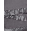 Little Giraffe Luxe Stroller Baby Blanket, Charcoal, 29" x 35"